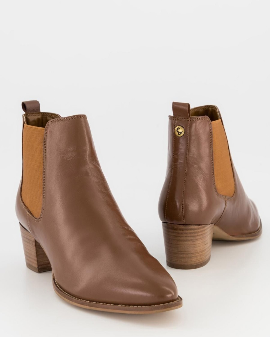 Old Khaki Boots | Women'S Odetta Leather Boot Tan