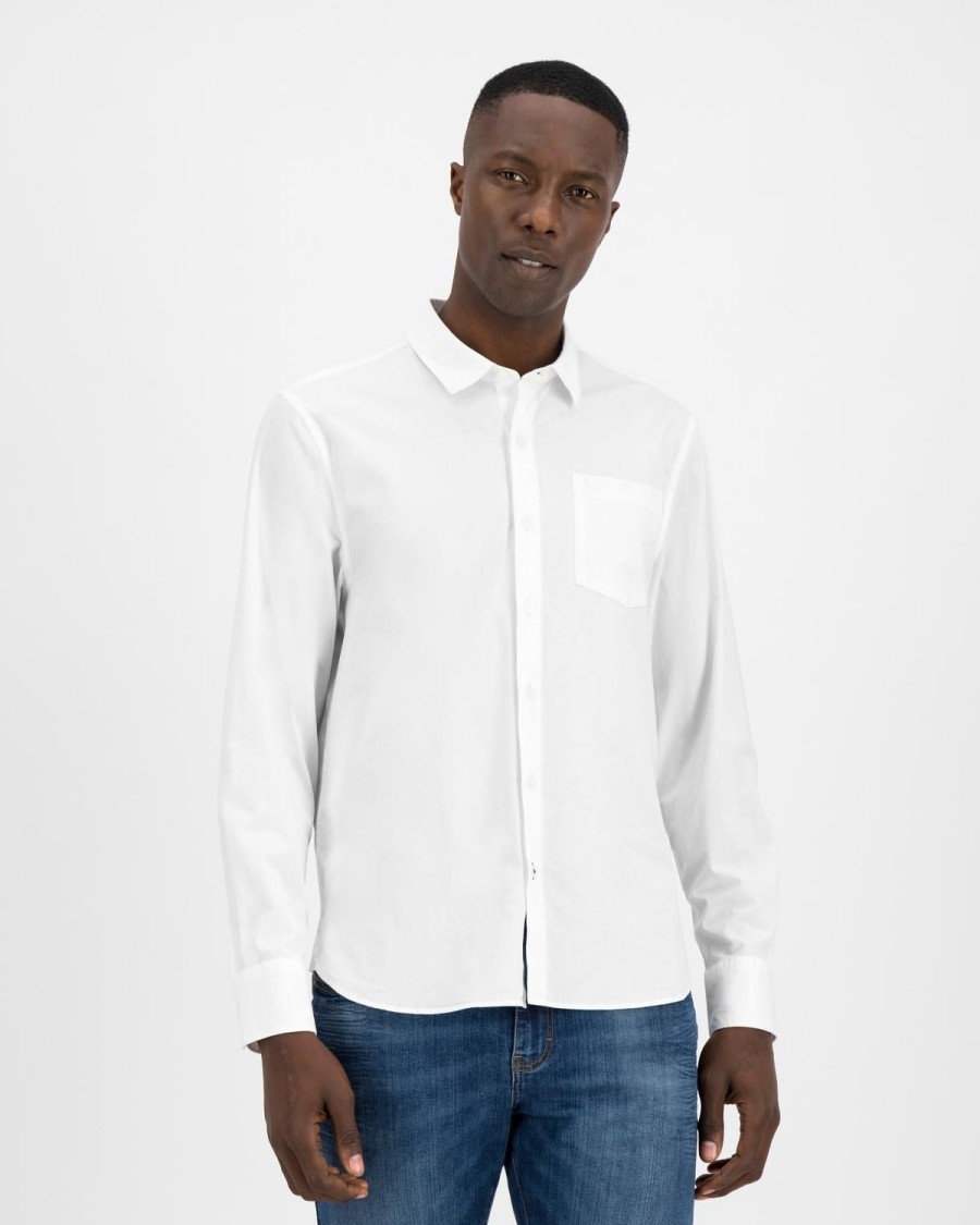 Old Khaki Shirts | Men'S Andi Slim Fit Shirt White