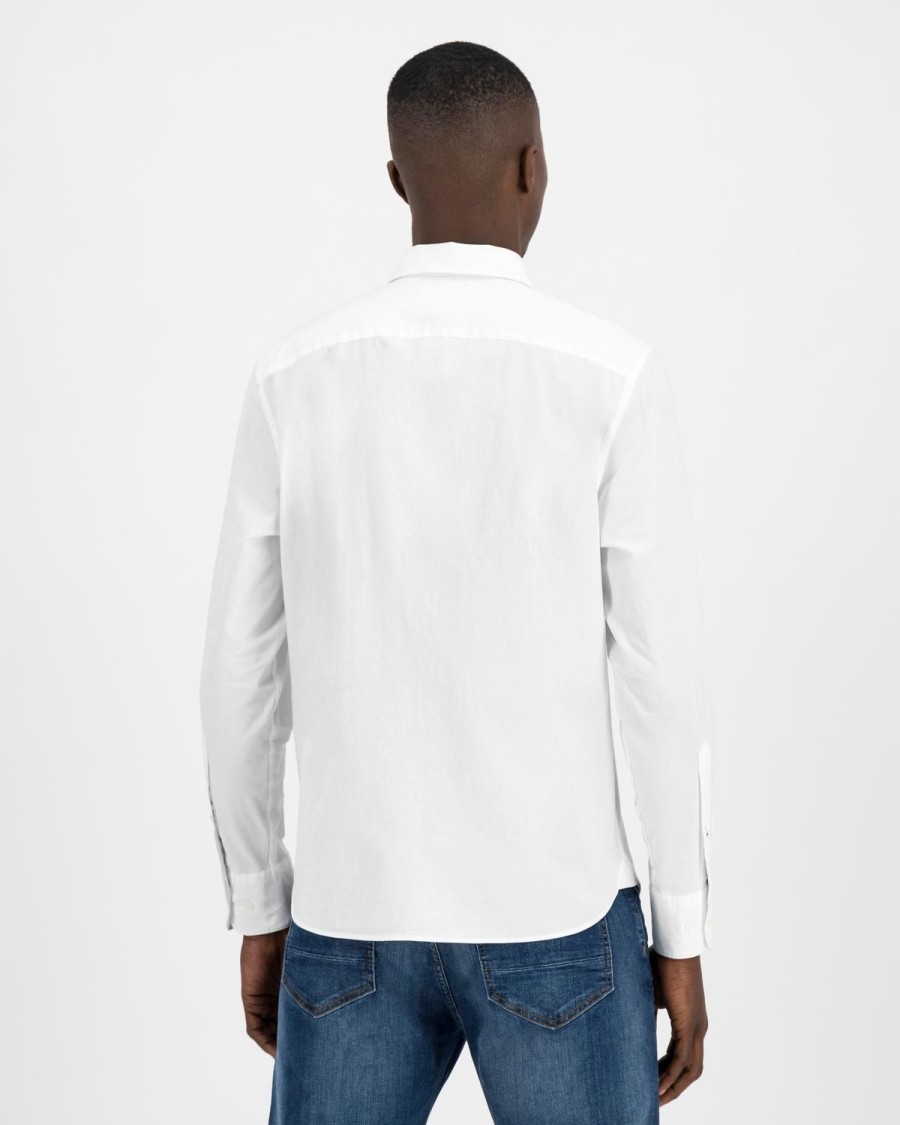 Old Khaki Shirts | Men'S Andi Slim Fit Shirt White