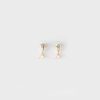 Old Khaki Jewellery | Women'S Peek-A-Boo Stone Stud Earrings Pink