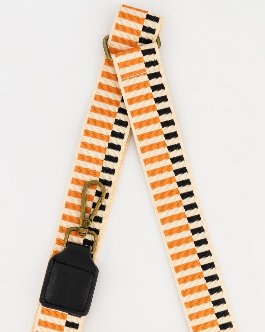 Old Khaki Bags & Purses | Women'S Ladder Print Bag Strap Orange